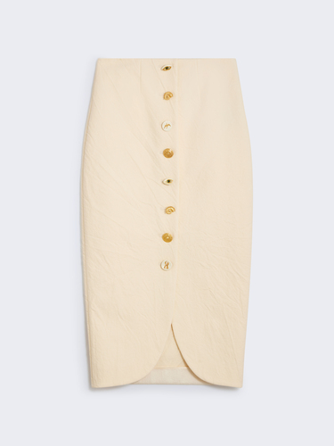 Bijoux buttons pencil skirt